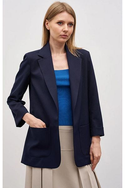 Journey Dark Blue Front Pocket Jacket