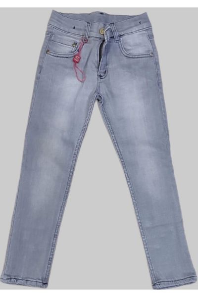 daniel milano Boy's Light Gray Lira Straight Jeans