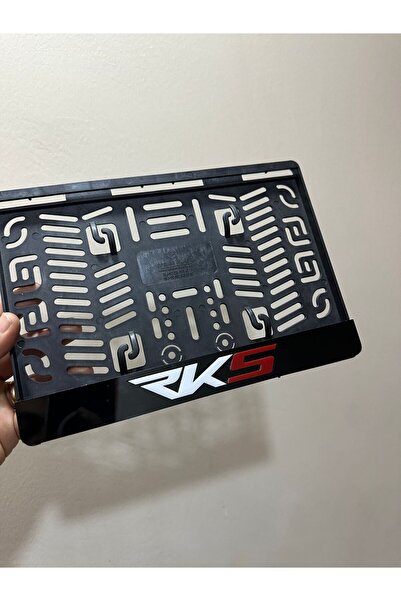 EFELER PLASTİK RKS UYUMLU MOTOR PARLAK SİYAH PLAKALIK