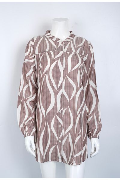 MUSTÜN Judge Collar Woven Shirt