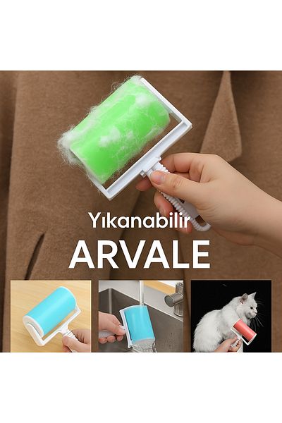 ARVALE 13 X 5 cm Washable Practical Hair and Dust Collection Roller Cat Dog Hair Collection