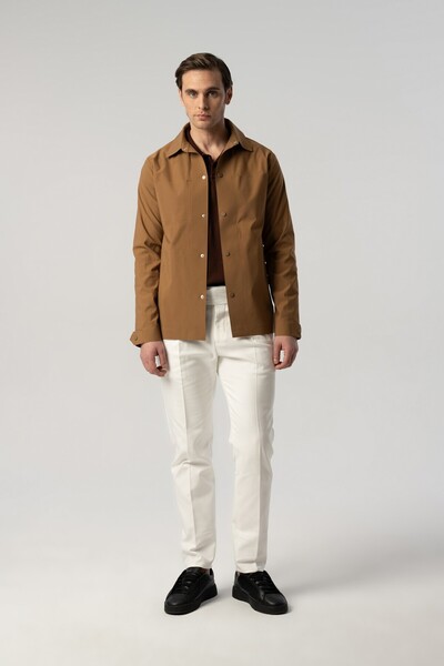 Score Michail Lazer Kesim Dikişsiz Torba Cep Mevsimlik İnce Camel Mont 4150-06