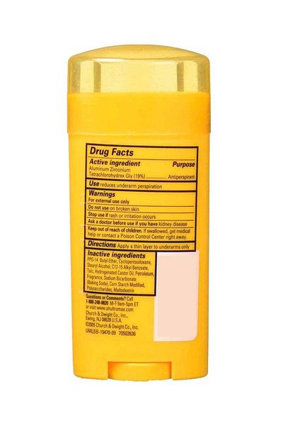 Arm&Hammer Ultra Max Deodorant Powder Fresh Orange