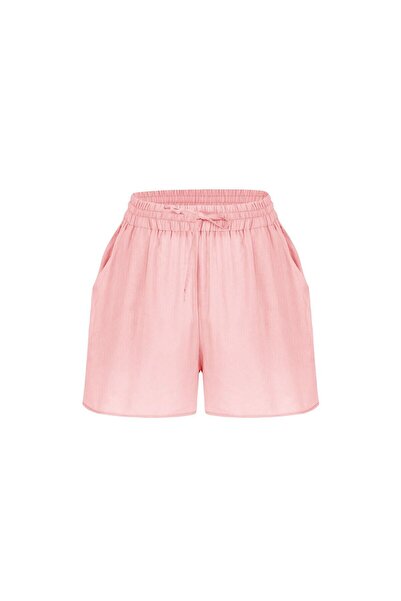 Beach&Beyond Kadın Pembe Tek Beden Pamuk Şort