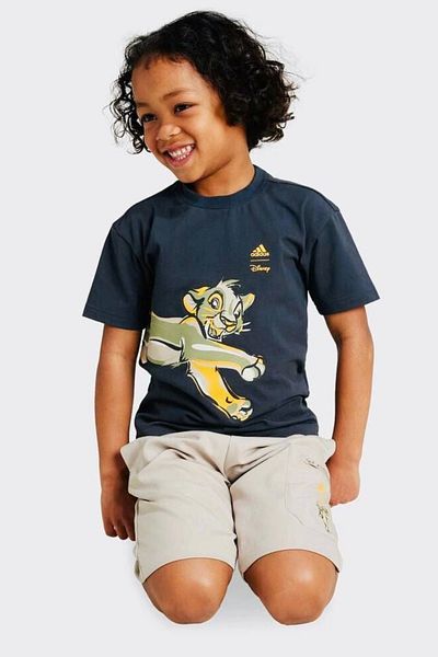 Kidmark Çocuk Modası Children's Lion King Simba Printed Summer Set of 2