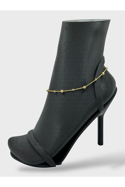 Arnes Jewelry Steel Dorilik Anklet Shoes