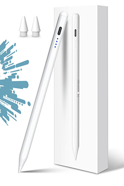 NovStrap Apple iPad Pro 13 (M4) ile Uyumlu Dokunmatik Tablet Kalemi DZ900 Avu...