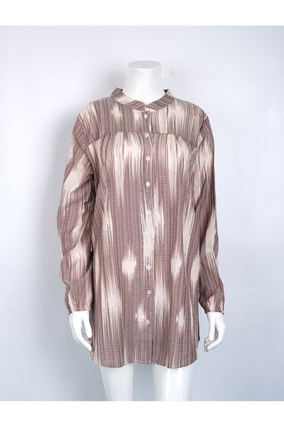 MUSTÜN Judge Collar Woven Shirt