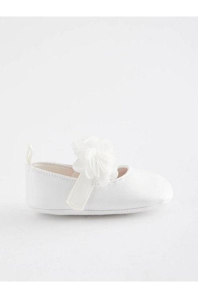 Next White Corsage Baby Shoes