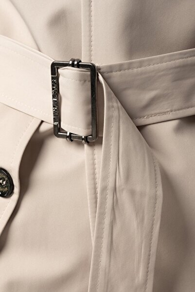 Score Michail Apoletli Beli Kemerli Bej Trençkot