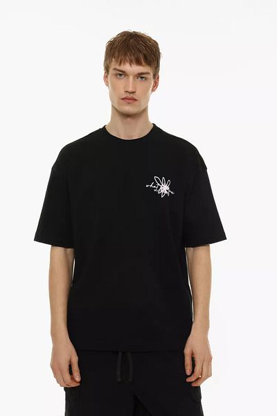 ACTIVE MODA Men's Broken Kateqoriyeli Oversized Balgatli T-Shirt