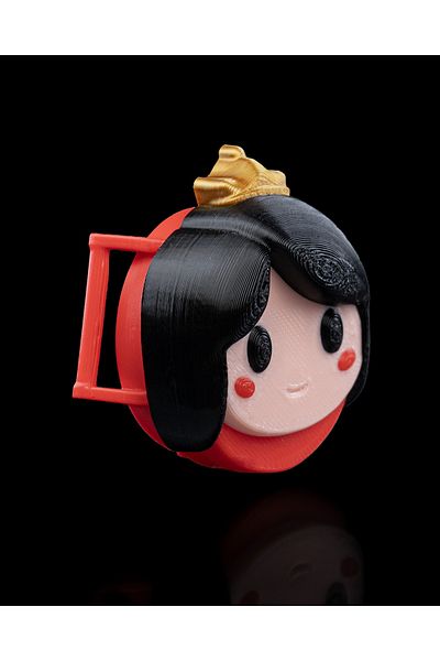 OddieArtStore Princess Shaped Airtag Case (Shipped Together with a Leash)