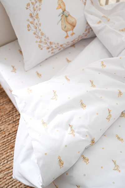 Petille Baby Poplin Country Bed Sheet Duck Style