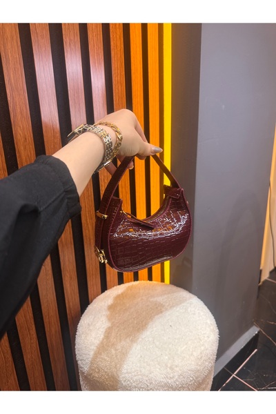 ÇANTA Alme oval mini ayarlanabilir el omuz çantası