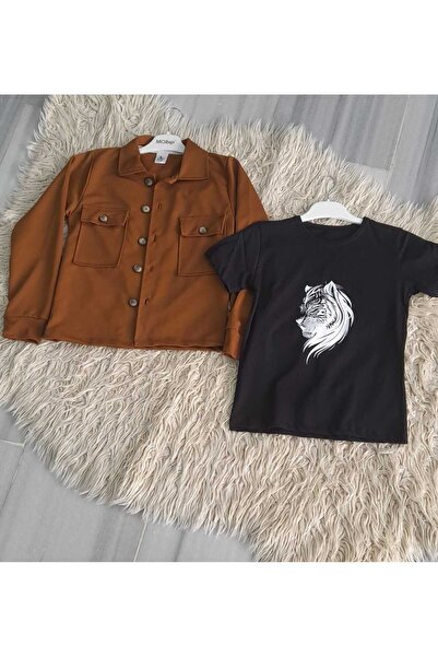 Erkek Çocuk Gömlek T-Shirt 2’li Takım – Tarz ve Konfor Bir Arada
