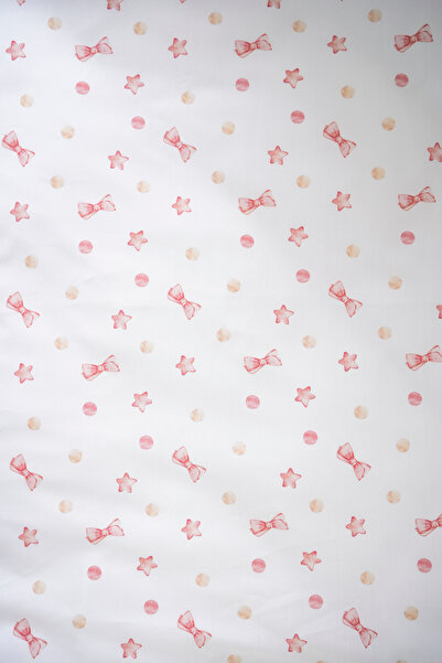 Petille Collection Baby Poplin Elastic Sheet - Bow