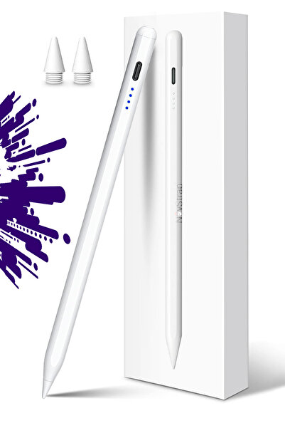 NovStrap Apple iPad Pro 11 2/3/4 Nesil ile Uyumlu Dokunmatik Tablet Kalemi St...