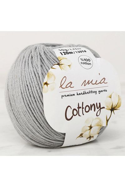 SAVA HOME COLLECTİON La Mia Cottony Grey Baby Hand Knitted Yarn - P20-L020 - 33557