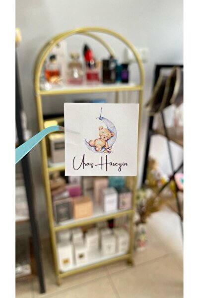 arl etiket tasarım dijital baskı merkezi Yenidoğan Çikolata Etiketi Uyuyan Ay...