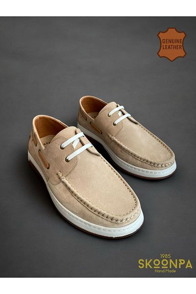 Trextone Genuine Leather Men's Casual Loafer Shoes - Handmade Skoonpa 1985