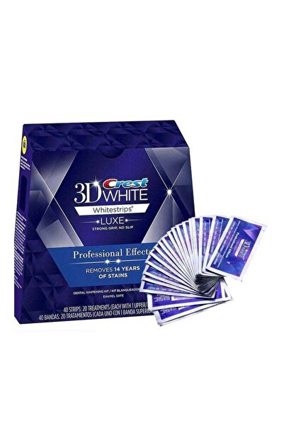 CREST 3D White Whitestrips Teeth Whitening Kit, 40 Strips