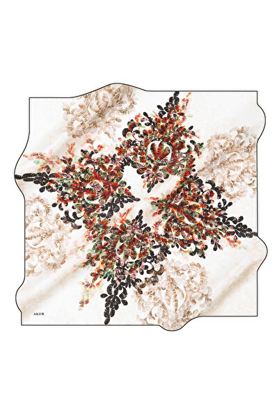 Aker Eşarp Beyaz Kadın Eşarp 8749701313