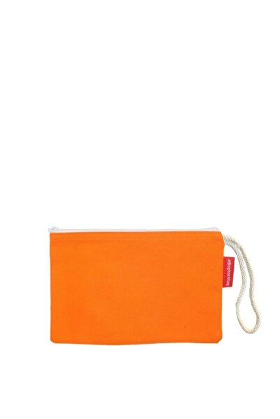 Baghashtag Turuncu Clutch Bez Çanta