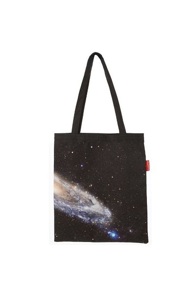 Baghashtag Geantă din pânză cu imprimeu Milky Way Galaxy