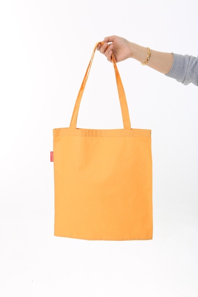 Baghashtag Baskısız Sarı Bez Çanta