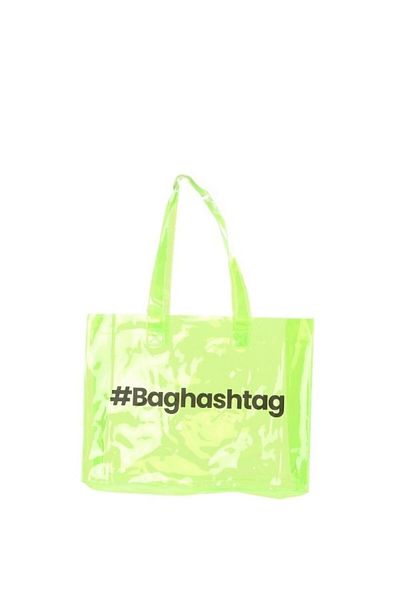 Baghashtag Πράσινη διάφανη τσάντα παραλίας