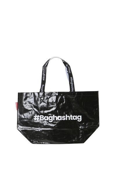 Baghashtag Μαύρη τσάντα παραλίας μεγάλου μεγέθους ανθεκτική στην άμμο