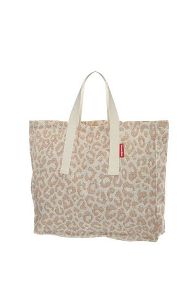 Baghashtag Leopard Embroidered Printed Cloth Bag