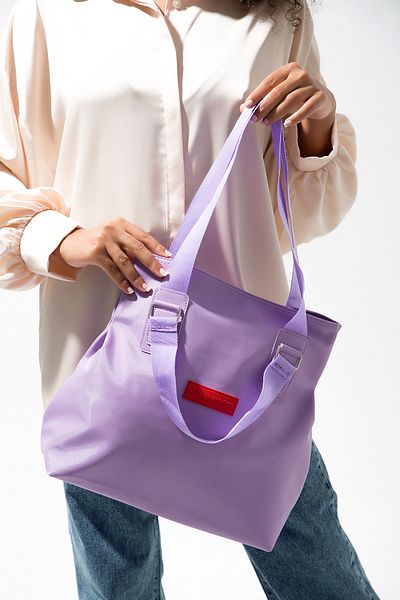 Baghashtag Lilac Waterproof Zipper Bag