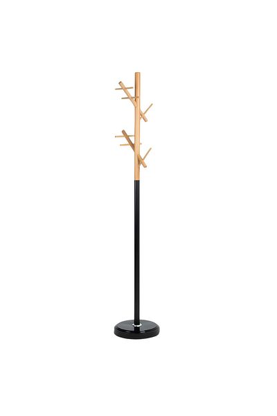 Generic Elegant and modern vertical clothes hanger for hanging clothes and jackets, black color