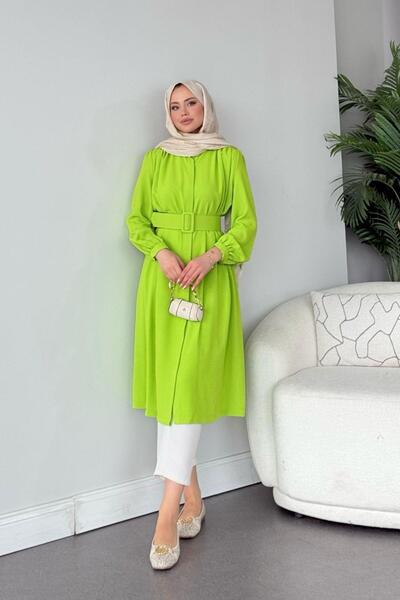 Hazamoda تونيك سونا أخضر ليموني