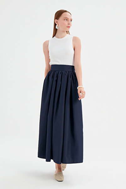 Birgül Bektaş Lacivert Glory Etek