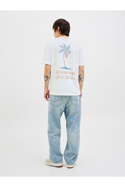 Jack & Jones T-shirt Rückenprint Rundhalsausschnitt T-shirt