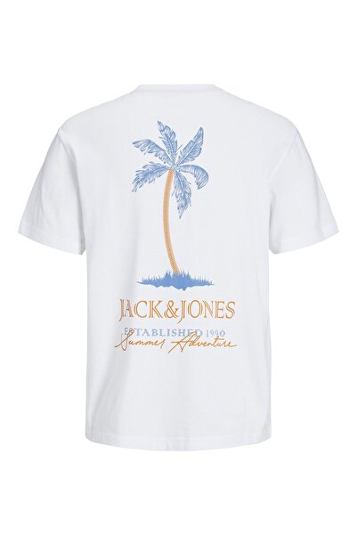 Jack & Jones T-shirt Rückenprint Rundhalsausschnitt T-shirt