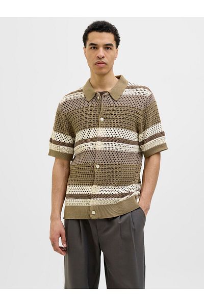Jack & Jones Premium Poloshirt Gestreift Poloshirt