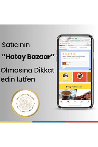 HatayBazaar Hatay Turkish Coffee - Fresh Shoot (Medium Roasted - Soft Drink) - 150 Gr