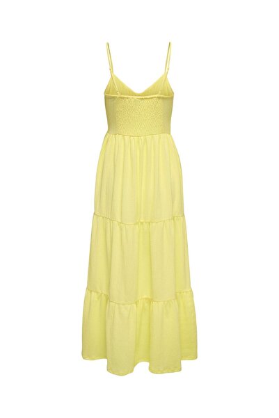 JDY Kleid Locker geschnitten V-Ausschnitt Schmale Tr ger Langes Kleid