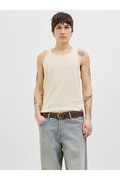 Jack & Jones Tanktop Einfarbig Rundhalsausschnitt Tanktop