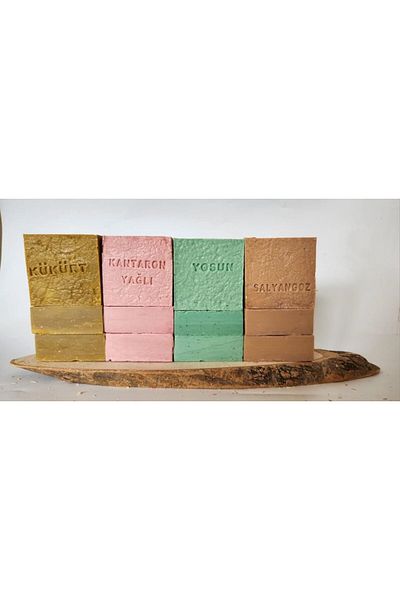Miracle Omni Natural Production Soap Mixed (Fur-Quart-Yosun-Salyangoz) Set of 12