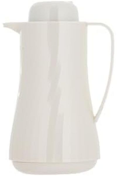 ALSAIF Blu Coffee And Tea Vaccum Flask In White / Leak-proof And Keeps Drinks Hot 1 Liter