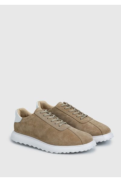 Provoq Men's Sand Leather Shoes