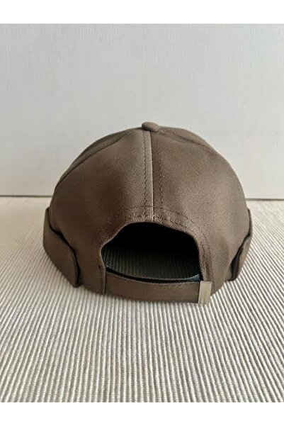 CosmoOutlet Pamuklu Kumaş Arkasından Ayarlanabilir Sipersiz Hip Hop Docker Haki Erkek Şapka