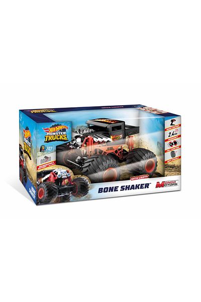 Mondo Remote Control Car, Monster Trucks-bone Shaker, Hot Wheels