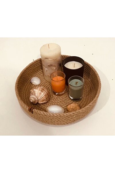 Hediyeninellitonu Καλάθι Οργανωτή 25x7 cm Χειροποίητο