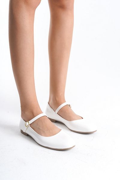 PAYZİN '' Nükhet'' Ballerina Round Toe Closed Helmet Flat Sole Orthopedic New Season