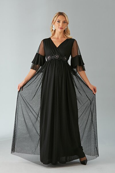 LİYACA Strong I'M Fine Star Body Back Dress Impression